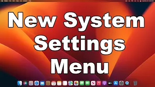 macOS Ventura New System Settings Menu | Goodbye System Preferences | Quick & Easy Overview