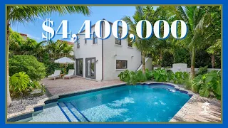 INSIDE a $4,400,000 Renovated Miami Beach Villa with a 2-Story Guest House | Virtual Home Tour