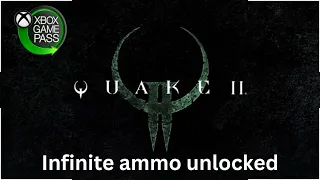 quake 2 remaster - How to unlock infinite ammo for all systems