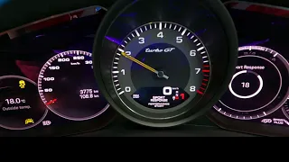 Porsche Cayenne Turbo GT - 0 - 200 kmh acceleration test