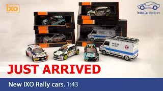 IXO - 1:43 Just arrived Skoda Fabia Rally cars + Citroen Assistance van