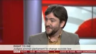 BHA Chief Executive Andrew Copson discussing the assisted dying ruling, on BBC News