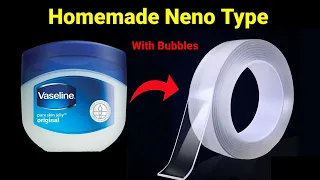 Making Nano Tape With Vasiline😱😱 Homemade Nano Tape| How to make nano tape at home #viral #trending