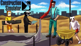 ЗАЛИТЬ БЕТОН ОКАЗАЛОСЬ НЕПРОСТО! СТРОИМ СКЛАД В CONSTRUCTION SIMULATOR 22