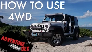 How to use Jeep Wrangler 4wd