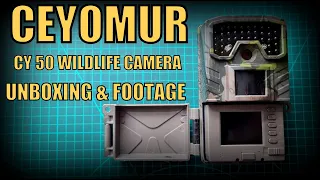 Ceyomur CY50 Trail Wildlife Camera Unboxing & Live Footage (Amazon's Choice)