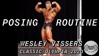 WESLEY VISSERS Pre Judging Posing Routine! Mr Olympia CLASSIC 2020