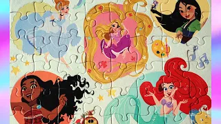 PUZZLE Disney Princesses Cinderella Ariel Mulan Moana Rapunzel Disney Princesses Puzzle Toys Kids