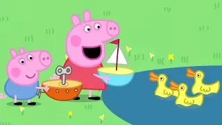 Peppa Pig Full Episodes | The Boat Pond | Cartoons for Children