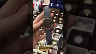 Armani Gray Fabric, Leather Watch AR1985