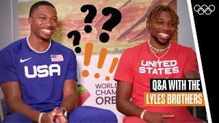 Who ist the MOST...? 🇺🇸💨 | Q&A with the Lyles brothers