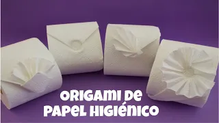 Cómo doblan el papel higiénico en un hotel || 4 ideas