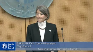 Seattle City Council 1/2/2024