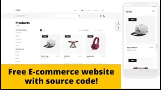 React JS Project : E-commerce website with Reactjs, Tailwindcss, Redux-Toolkit || FREE source code