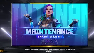 Free Fire New Update | Free Fire Ob30 Update | 28 September Free Reward | Free Fire Not Open