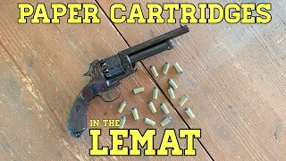 LeMat Revolver: Shooting Paper Cartridges