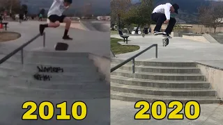 My 10 Year Kickflip Progression!