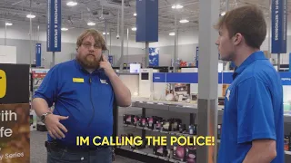 Fake Best Buy Employee Prank! (Cops Called)