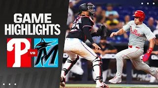 Phillies vs. Marlins Game Highlights (5/10/24) | MLB Highlights