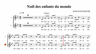 Noël des enfants du monde - Voix 2