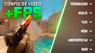 mais FPS e jogo fluído... Descobri a melhor CONFIG DE VÍDEO do CS 2 em 2024 (dá vantagem)