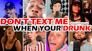 BEST Don't Text Me When Your Drunk Tiktok Mashup | Unzipped Compilation