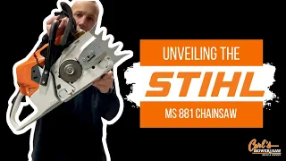 Unveiling the Stihl MS 881 Chainsaw!