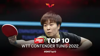 Top 10 Table Tennis Points from WTT Contender Tunis 2022