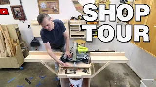 SHOP TOUR. My biggest shop upgrade in 19 years! How to turn any space into an awesome workshop.