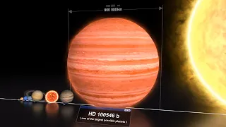 hd 100546 b самая большая экзопланета (газовый гигант)