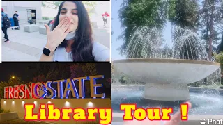 CSU FRESNO library tour!!! My library ❤️| Swati Chaturvedi  #csu #fresno #college #tour #library