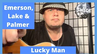 Lucky Man Emerson, Lake & Palmer Guitar Lesson by Swede