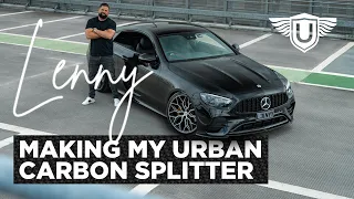 IN DETAIL - LENNY’S MERCEDES E-CLASS COUPE 1 OF 1 SPLITTER