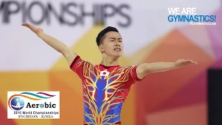 SAITO Mizuki (JPN) - 2016 Aerobic Worlds, Incheon (KOR) - Qualifications Individual Men