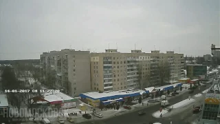 TimeLapse 2017 01 14 Новомосковск, Украина