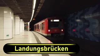 S-Bahn Station Landungsbrücken - Hamburg 🇩🇪 - Walkthrough 🚶