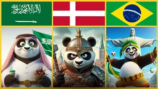 Kung Fu Panda in 70 Different Countries Meme