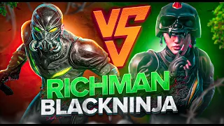 🥷 blackNiNja vs RICHMAN // 1x1 TDM FULL VIDEO 🔥