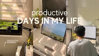 PRODUCTIVE days in my life: 🌱 working student, waking up early | daily archives