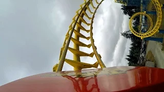 Wild Thing front seat on-ride HD POV @60fps Wild Waves Enchanted Village