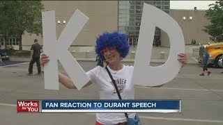 Thunder fans react to Kevin Durant's MVP speech