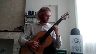 Grigoriy Mashkin – FRAUCHI International Guitar Competition 2021, First Round