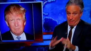 Jon Stewart Reacts to Trump