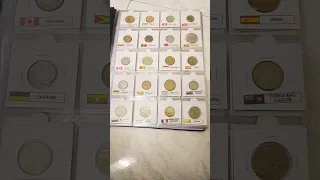 100 countries coins collection