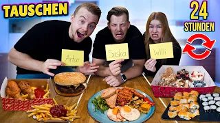 Karten bestimmen 24H wer ESSEN TAUSCHEN muss