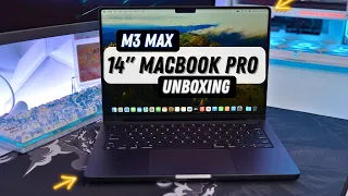 14-inch MacBook Pro M3 Max Unboxing & First Impressions : Space Black