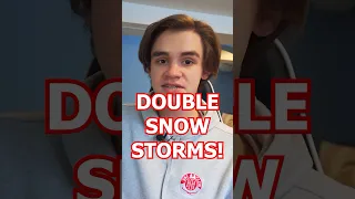 DOUBLE Snow Storms in the Midwest!!! #weather #stormchasing #winter #meteorologist #midwest