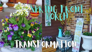 Epic Spring Front Porch Makeover!🌼🌸🍃 Front Porch Decor