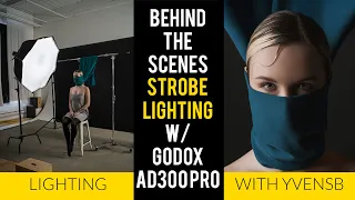 Flash with the POWERFUL Godox ad300 pro - Behind the Scenes Photography with YvensB