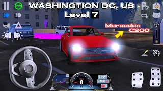 Driving School Sim: Getting My License In Washington DC | Level 7 | Mercedes C200 Gameplay